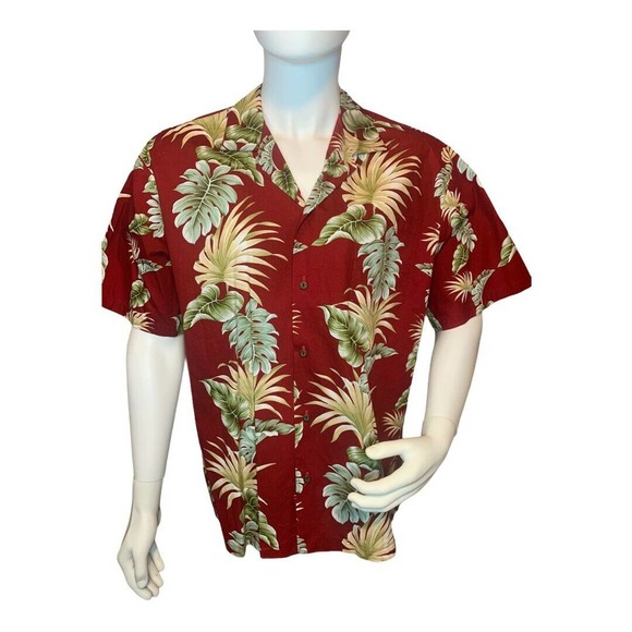 Hawaiian Other - Kys Hawaiian XL Button Up Shirt ~Palms